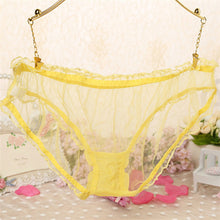 Womens Sexy Panties Briefs Lace Sheer Knickers Bikini Lingerie Underwear J4U66