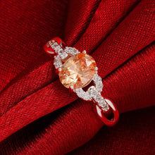 jewellery charms silver rings for women insets duble heart aliancas joyas fspr00 J4U66