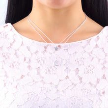 jewelry copper alloy chain link star moon layer pendant necklace gift for women girl J4U66