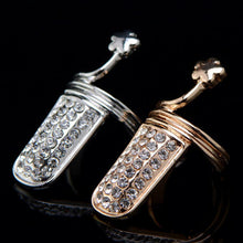 popular small plum blossom nail ring for women and girl cute finger jewelery rhinestone small finger ring  J4U66