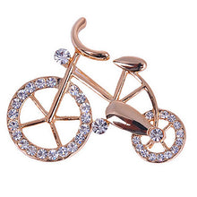 able bike bicycle lovers pectoral flower gift brooch Pin S s J4U66
