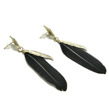 Feather Leaves Charm Drop Earring Rhombus Long Ear drop Dangle Earrings Earrings for Women Gilrs J4U66