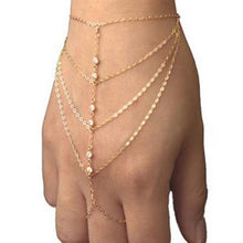 Finger Bangles For Women Juegos Del Hambre Jogos Vorazes Multi Chain Punk Harness Gold Slave Hunger Games Bracelet J4U66