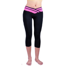 Fitness Fashion Pants Women Solid Stretch Cropped Leggings S-XL  J4U66