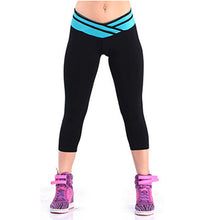 Fitness Fashion Pants Women Solid Stretch Cropped Leggings S-XL  J4U66