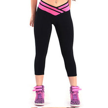 Fitness Fashion Pants Women Solid Stretch Cropped Leggings S-XL  J4U66
