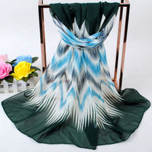 floral print scarves women high ladies bohemian chiffon bufandas boho foulard femme beach cover islam muslim hijab J4U66