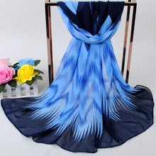 floral print scarves women high ladies bohemian chiffon bufandas boho foulard femme beach cover islam muslim hijab J4U66