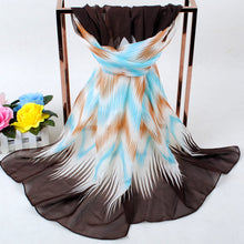 floral print scarves women high ladies bohemian chiffon bufandas boho foulard femme beach cover islam muslim hijab J4U66