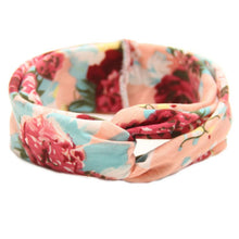 Floral Print Turban Headband, Baby Top Knot Headband, Girls Headwrap Head Band Hair Accessories Headwear Bandeau Bebe Fille LE3 J4U66
