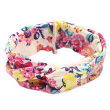 Floral Print Turban Headband, Baby Top Knot Headband, Girls Headwrap Head Band Hair Accessories Headwear Bandeau Bebe Fille LE3 J4U66