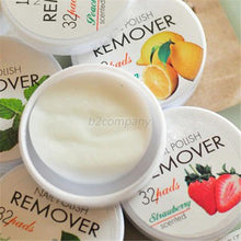 Flower Flavor Wet Wipes Paper Towel 32pcs Nail Art Polish Vanish Remover Pads  J4U66