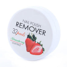 Flower Flavor Wet Wipes Paper Towel 32pcs Nail Art Polish Vanish Remover Pads  J4U66