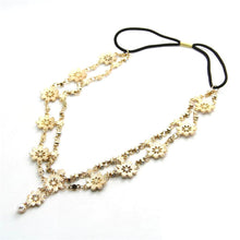 Flower Tassel Head Jewelry Women Elegant Rhinestone Elastic Head Chain Tiaras Bride Wedding Head Jewelry J4U66