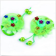 Flowers Hair Holder Gum Rope Baby Girls Kids Cute Hair Tie Accessories Elastic Scrunchie Styling Head Wear J4U66
