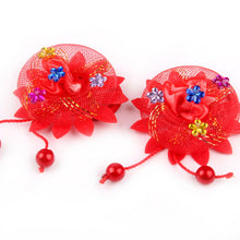 Flowers Hair Holder Gum Rope Baby Girls Kids Cute Hair Tie Accessories Elastic Scrunchie Styling Head Wear J4U66