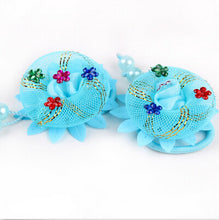 Flowers Hair Holder Gum Rope Baby Girls Kids Cute Hair Tie Accessories Elastic Scrunchie Styling Head Wear J4U66