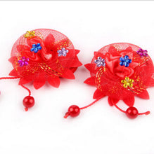 Flowers Hair Holder Gum Rope Baby Girls Kids Cute Hair Tie Accessories Elastic Scrunchie Styling Head Wear J4U66