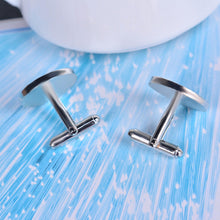 For Men Wedding Party Gift Shirt Cuff Link Jewellery Vintage Men six-pointed star Round Cufflinks J4U66