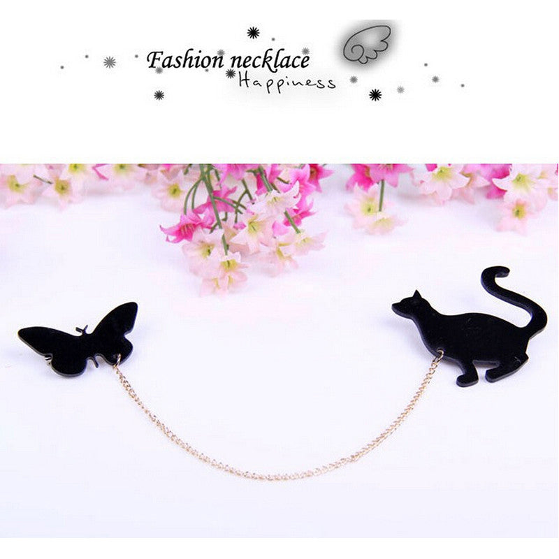 For Women Hotsale able Creative Brooch Fruit Squirrel Birds Butterflies Cat Brooches Pins J4U66