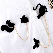 For Women Hotsale able Creative Brooch Fruit Squirrel Birds Butterflies Cat Brooches Pins J4U66