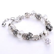 For Women Crystal Beads Bracelet Women Men s Gold Jewellery Heart Charm Bracelets & Bangles J4U66