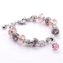 For Women Crystal Beads Bracelet Women Men s Gold Jewellery Heart Charm Bracelets & Bangles J4U66