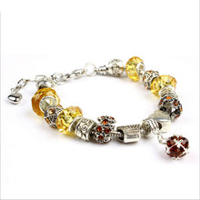For Women Crystal Beads Bracelet Women Men s Gold Jewellery Heart Charm Bracelets & Bangles J4U66