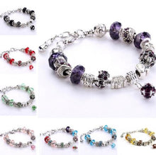 For Women Crystal Beads Bracelet Women Men s Gold Jewellery Heart Charm Bracelets & Bangles J4U66