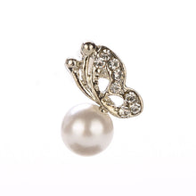 For Women Gifts butterfly pearl earrings, han edition earrings jewelry for the bride's Pearl Stud Earrings J4U66