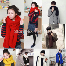 Free&Unisex Men Wool Woolen Scarves Warm Long Thick Scarf Stole Wrap J4U66