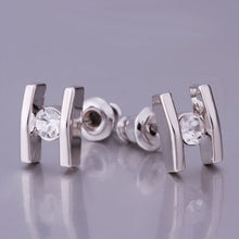 18k gp gold plated jewelry earring fine nickel free tin alloy rhinestone czech stud earrings smtpe37 J4U66