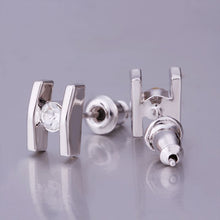 18k gp gold plated jewelry earring fine nickel free tin alloy rhinestone czech stud earrings smtpe37 J4U66