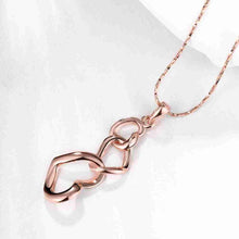 lovely austrian crystal collar necklace three heart is hollow bisuteriasale J4U66