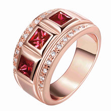 lovely austrian crystal rings round roll anel wedding jewelry J4U66