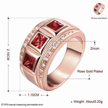 lovely austrian crystal rings round roll anel wedding jewelry J4U66