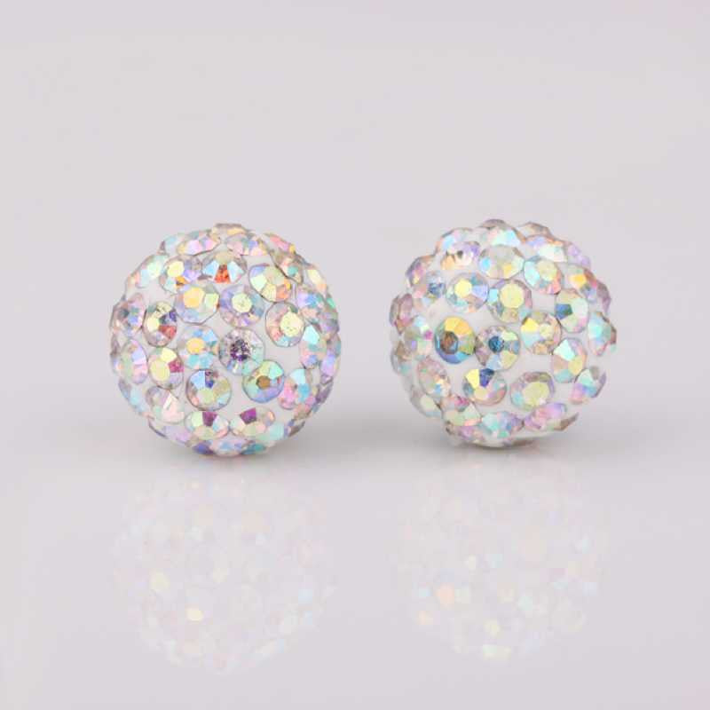 lovely shamballa earings crystal ball stud cufflinks prices in euros J4U66