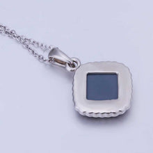 18k gold plating pendants black rock colares J4U66