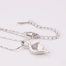 18k gold plating women necklace casual pendant colar feminino love J4U66