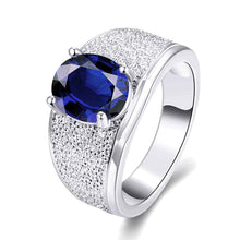 18k gold plated rings for women insets wide strip aneis J4U66