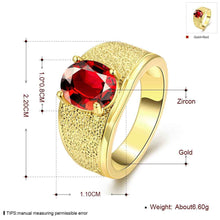 18k gold plated rings for women insets wide strip aneis J4U66
