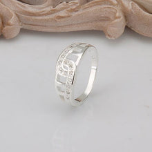 silver plated ring austria crystal prices in euros love J4U66