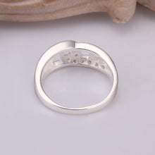 silver plated ring austria crystal prices in euros love J4U66