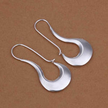 silver earings jewelry flat gloss brinco sport smte33 J4U66