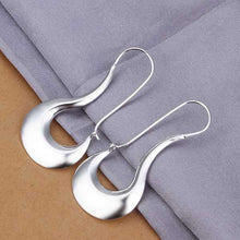 silver earings jewelry flat gloss brinco sport smte33 J4U66
