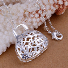 silver plated pendant solid bags collares populares prices in euros J4U66