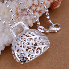 silver plated pendant solid bags collares populares prices in euros J4U66
