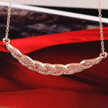 austrian crystal necklaces for women rose golden crystal collane hbn03 J4U66