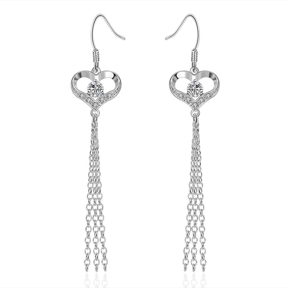 lovely silver earings jewelry brincos prices in euros smte570 J4U66