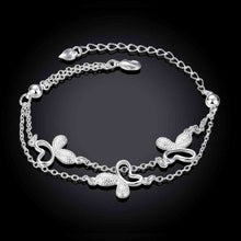 lovely silver plated bracelet butterfly pulseiras summer jewelry smth40 J4U66